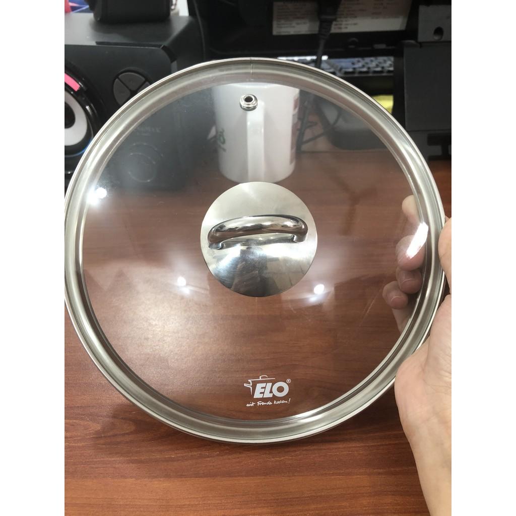 Vung nồi ELo Size 16/18/20/24/28cm, Vung Kính Bán Lẻ Thay Thế Cho Nắp Nồi Chảo Rơi Vỡ, Đủ Kích Cỡ 16-28 cm