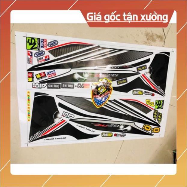 Tem rời ex 2011 LC trắng đen