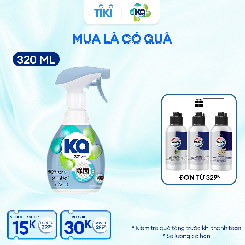 Xịt thơm vải chống mạt bụi KA
