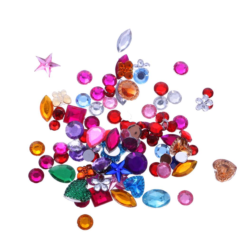 Acrylic Art Rhinestones Acrylic Diamond Acrylic DIY Craft / Mixed Color