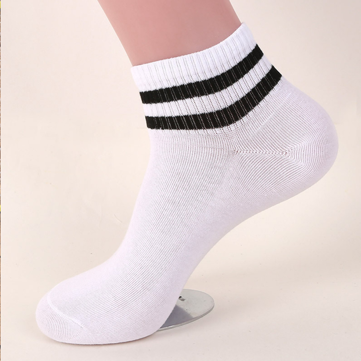 Tất vớ thể thao cổ 2 vạch co giãn
