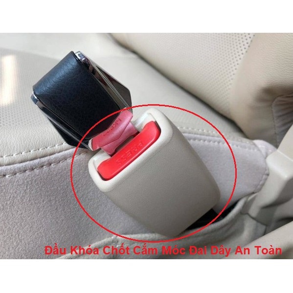 Bộ 2 Chốt ngắt tiếng kêu, chốt cài Khóa dây an toàn Ô tô Chevrolet