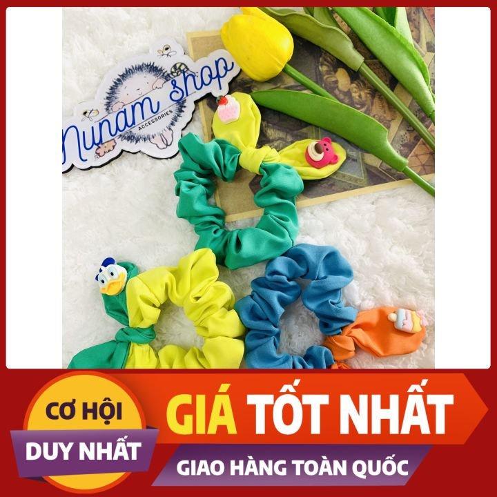 Crunchies cột tóc nơ phối màu nổi bật đẹp xinh - Nunam shop