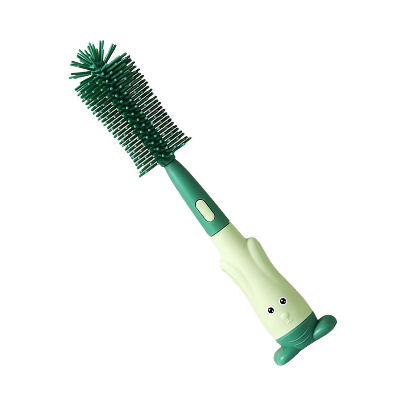 Multipurpose Bottle Cleaning Brush with Storage Base for Mugs Glass