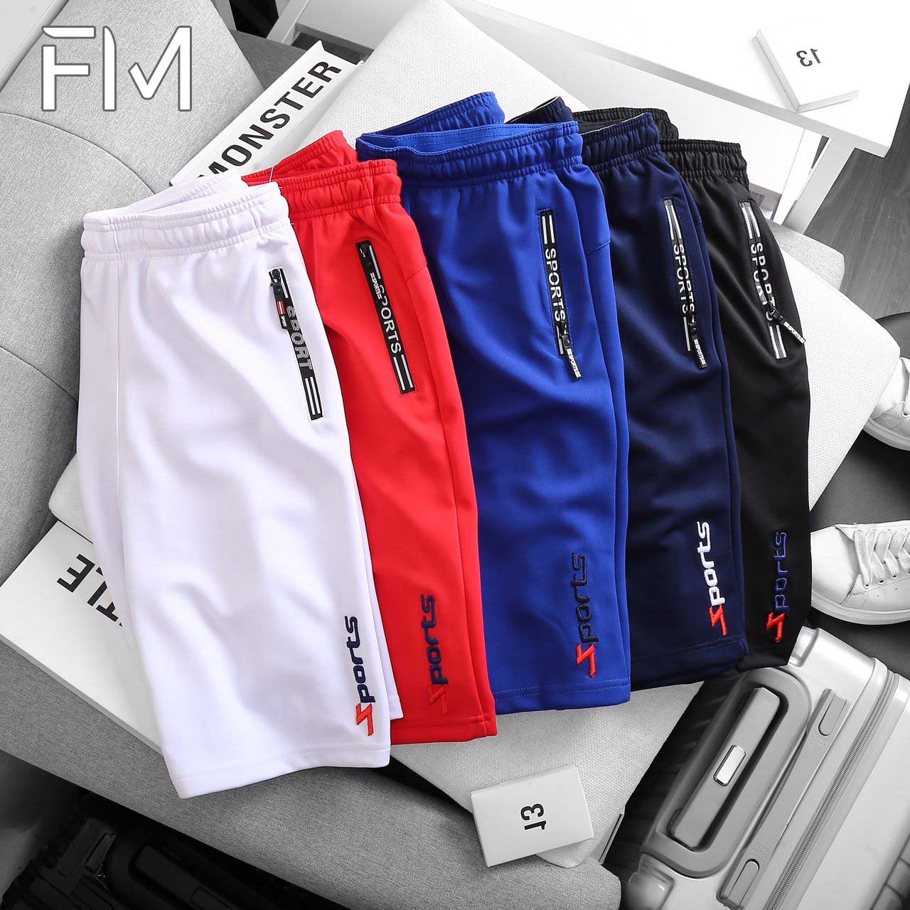 Quần short nam thể thao thun lạnh cao cấp thoải mái, năng động, trẻ trung – FORMEN SHOP – FMPS090