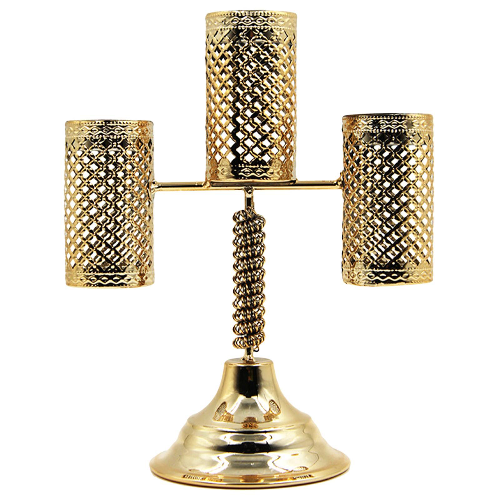 Candlestick for Taper Candles Metal Pillar Candle Holder for Dining Room Decoration
