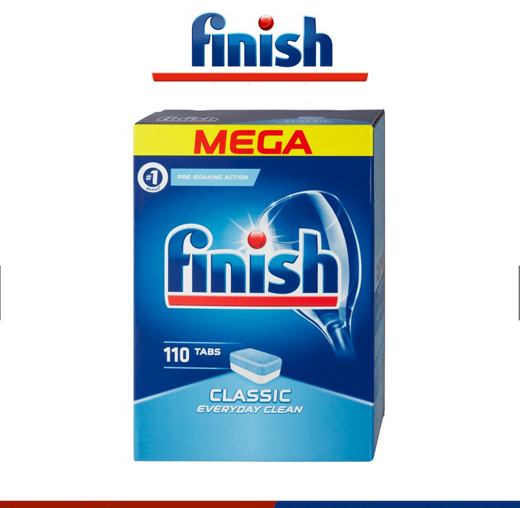 Viên rửa chén bát Finish Classic 110 tabs