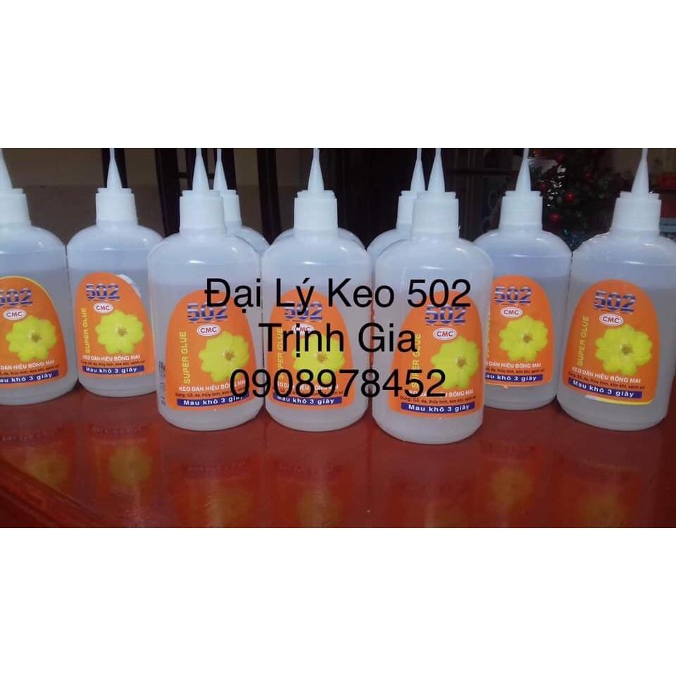 1 Thùng 10 Chai Keo 502 FULL 500gr