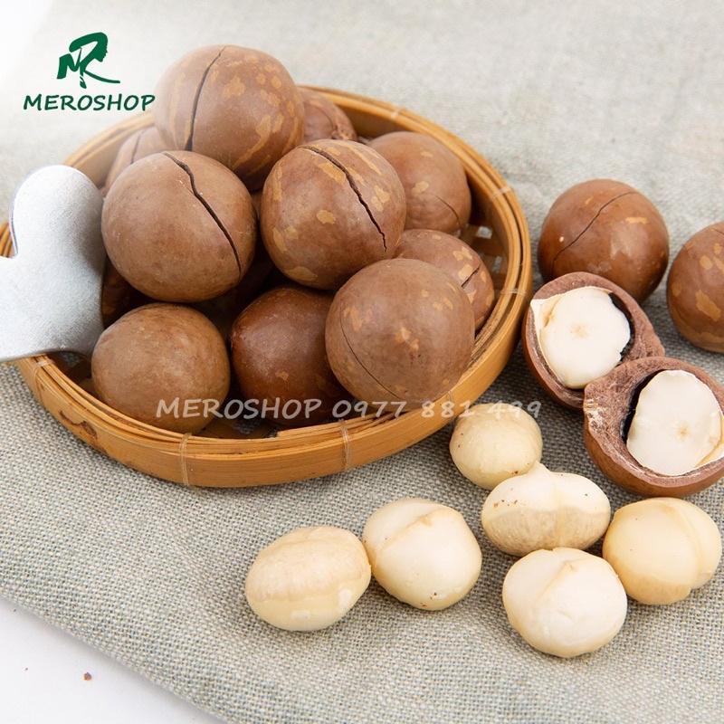 500GRAM HẠT MACCA DAKLAK SẤY CHÍN DAKLAK (CÒN VỎ)