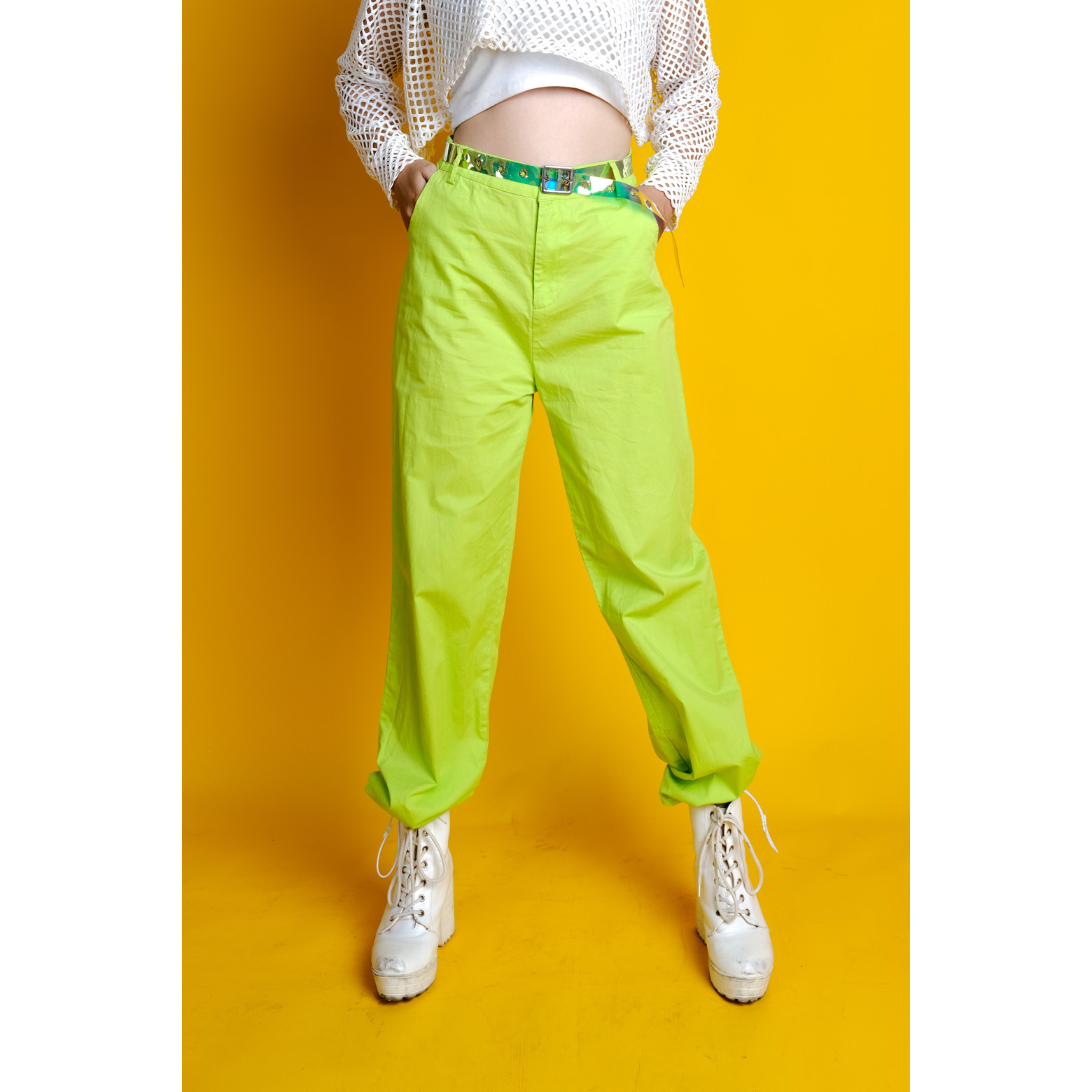 Quần Jogger Xanh Neon