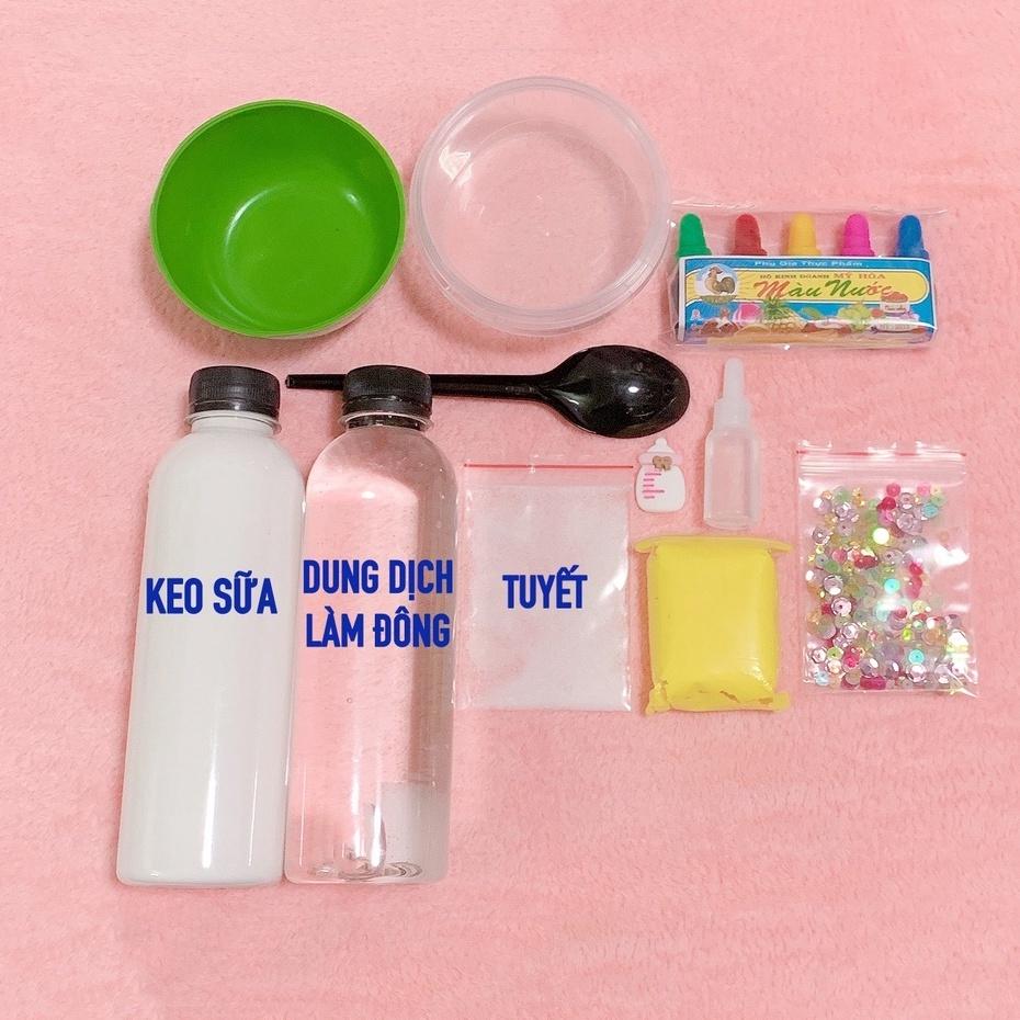 Bộ Kit Làm Slime 10 Món Slime Mây Slime Bơ Cloud Slime Butter - Hương Tuỳ Chọn - Nguyên Liệu Làm Slime