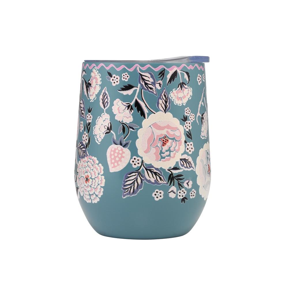 Cath Kidston-Cốc giữ nhiệt Stainless Steel Travel Cup Strawberry Garden-1045109-Teal