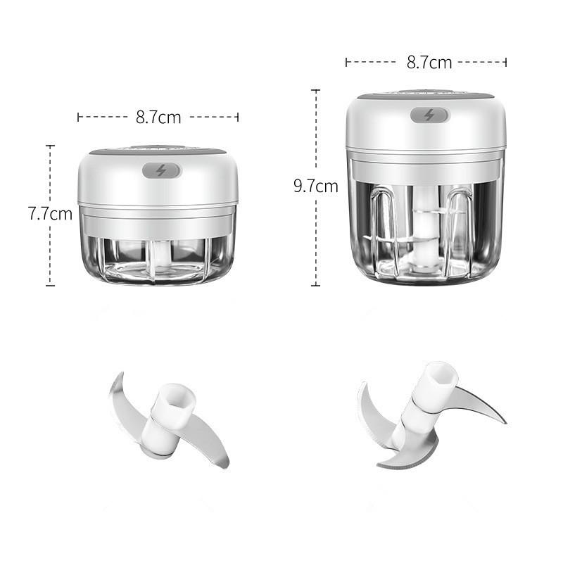Điện Tỏi Masher USB Mini Máy Nghiền Xay Thịt Cho Nghiền Nát Tỏi Nghiền Gừng Nghiền Nát Ớt Tươi Phụ Kiện Nhà Bếp