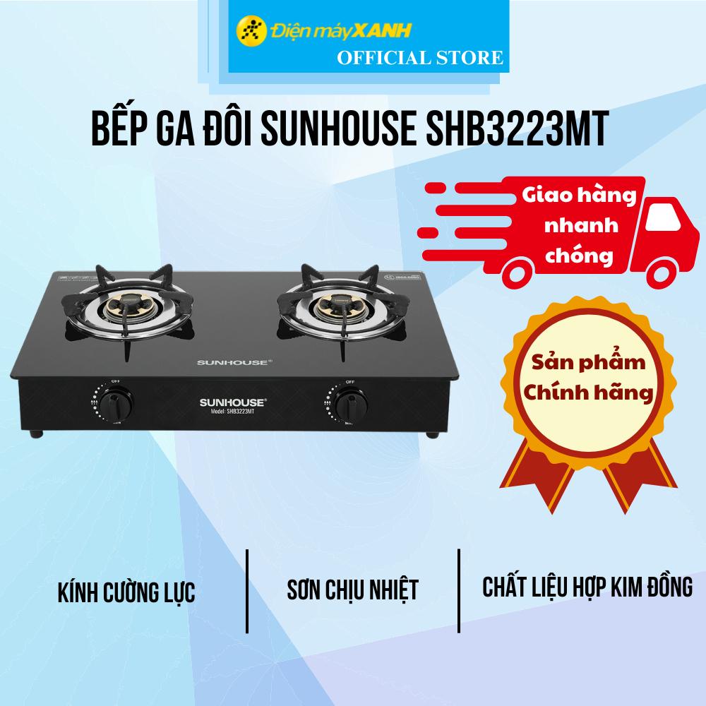 Bếp ga đôi Sunhouse SHB3223MT - Hàng Chính Hãng