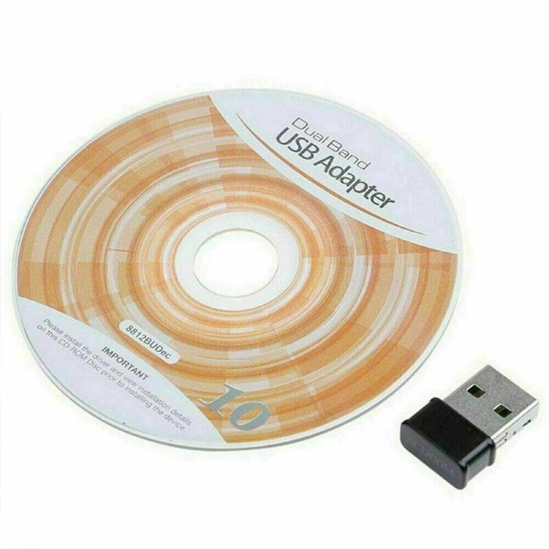 Wifi không dây Ac1200mbps Mini Adapter Băng tần kép 2.4GHz Thẻ mạng Usb3.0 5GHz Tương thích cho Máy tính xách tay Pc