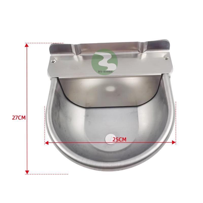 Máng uống nước tự động cho bò, gia súc inox 304 DN30
