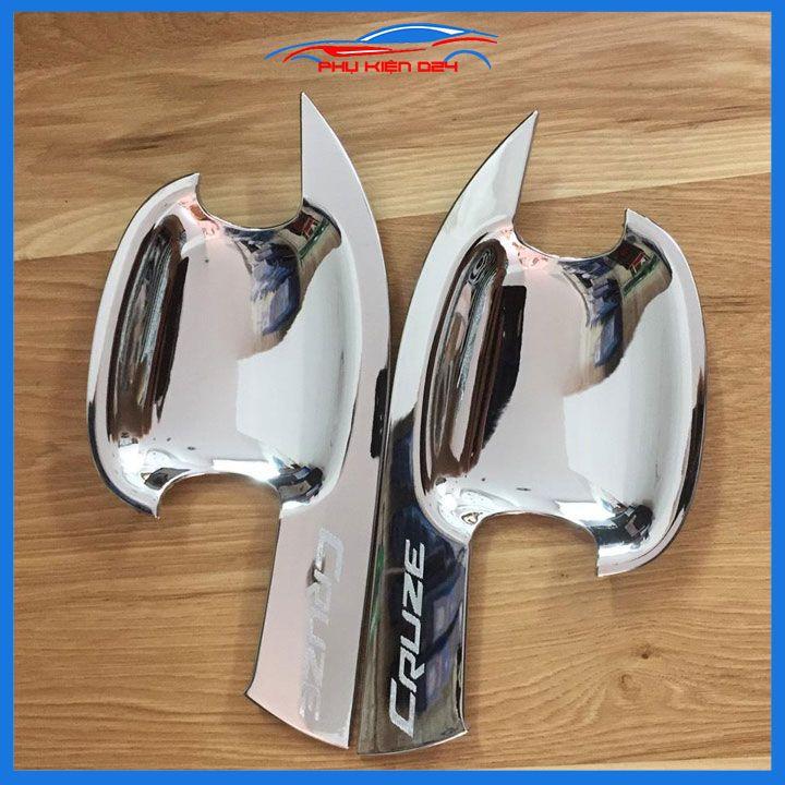 Ốp hõm cửa mạ crom Lacetti Nhập, Cruze 2010-2011-2012-2013-2014-2015-2016-2017-2018-2019 chống trầy va đập mở cửa xe