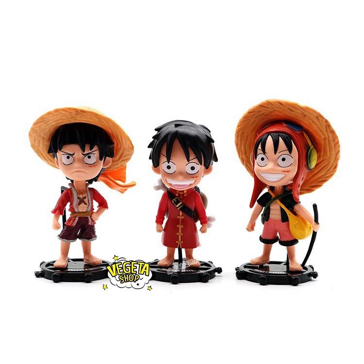 Mô hình One Piece - Luffy mũ rơm - Mẫu 6 nhân vật Luffy tùy chọn - Cao 12cm - Mô hình cực chắc tay, to, nặng, nét, đẹp