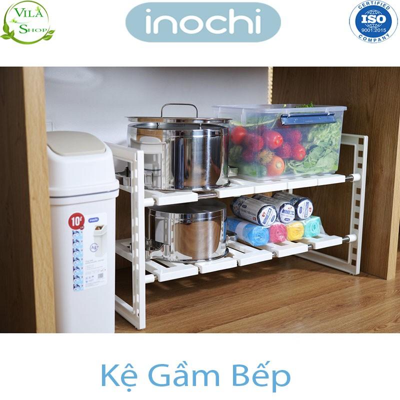 Kệ Gầm Bếp Tokyo, Kệ Đa Năng Inochi, Nhưa Cao Cấp Chắc Chắn Sang Trọng Gọn Gàng Đựng Được Đồ Nặng Dễ Dàng Tháo Lắp