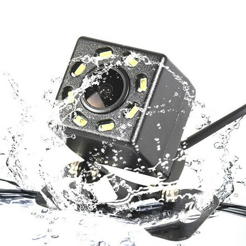 ROGTZ Camera Lùi Dành Cho Ô Tô Chống Nước 8 LED Vuông - Hàng Nhập Khẩu