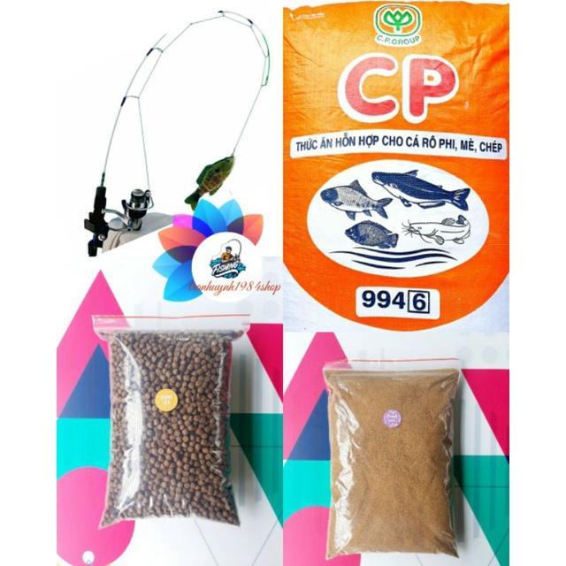 Cám CP làm thức ăn Rô Phi, Chép và Mồi câu cá Lớn || 1KG