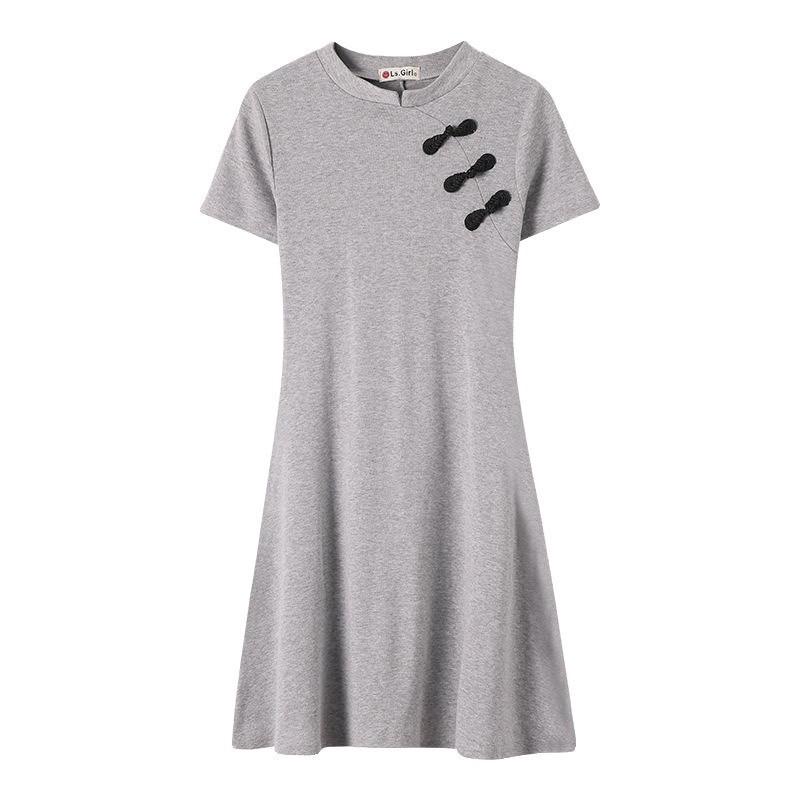 ĐẦM THUN CÔ CÁI TRUNG HOA 2021 - VẢI THUN COTTON CỰC XINH