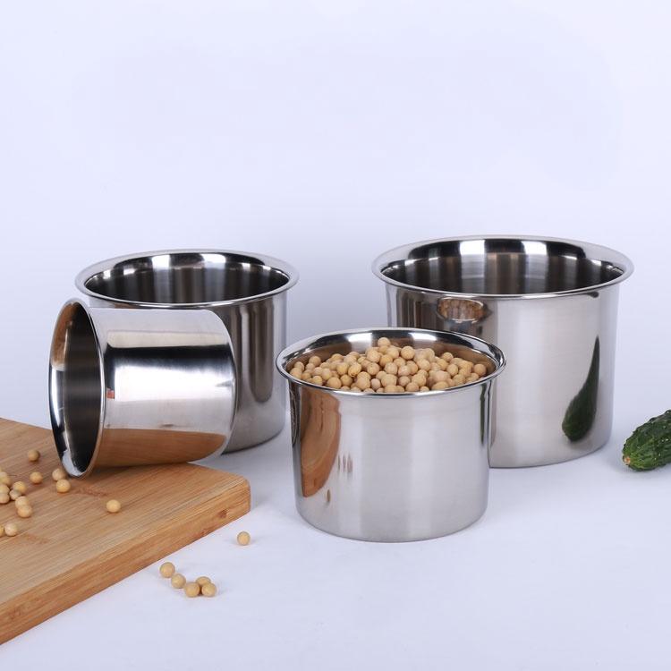 Thố cơm, thố trộn inox có kèm nắp 10cm 12cm 14cm 16cm