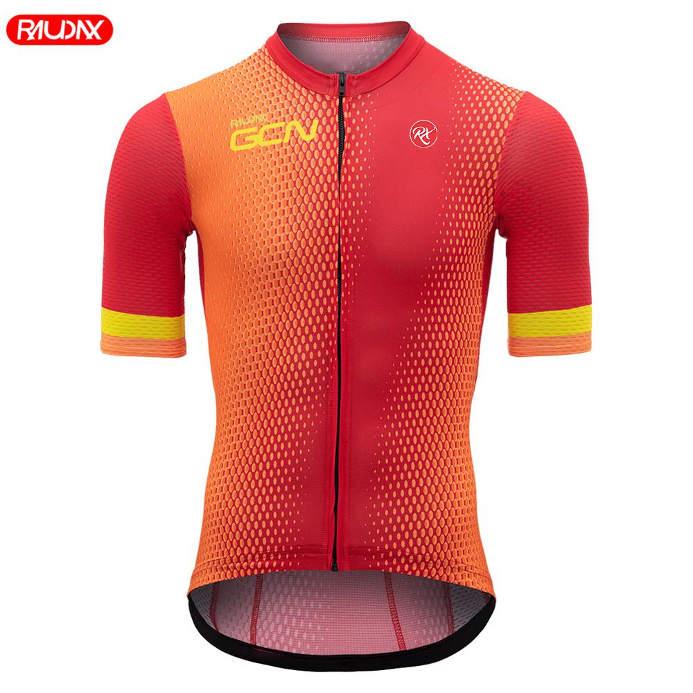 Raudax Gcn Mùa Hè 2023 Bộ Quần Áo Đạp Xe Jersey Người Ngắn Tay Xe Đạp Đi Xe Đạp Mặc Ba Môn Phối Hợp Xe Đạp Quần Áo Xe Đạp MTB Áo Sơ Mi Color: cycling jersey 3 Size: XS