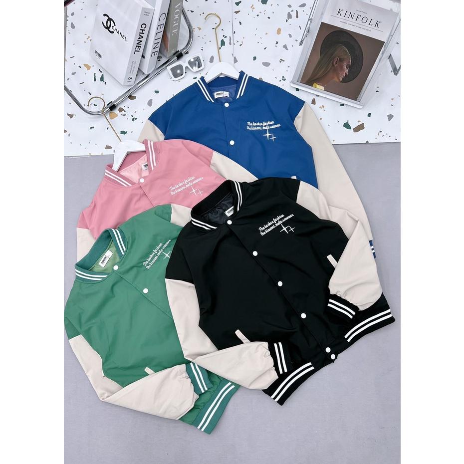 Áo gió Bomber chữ nhỏ siêu hót, cá tính độc đáo