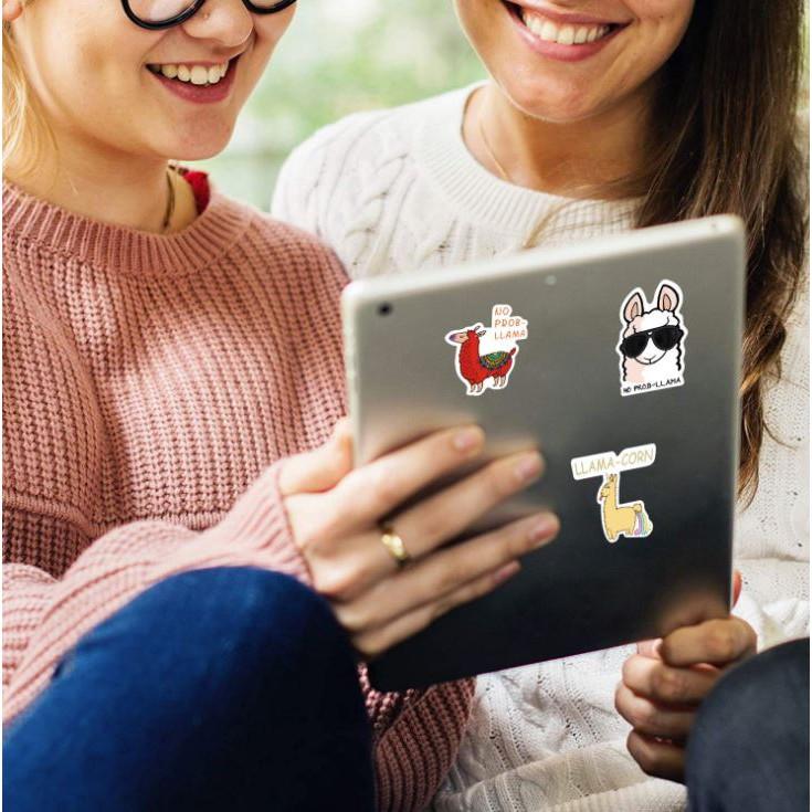Sticker dán cao cấp ĐỘNG VẬT DỄ THƯƠNG Cực COOL ms#96