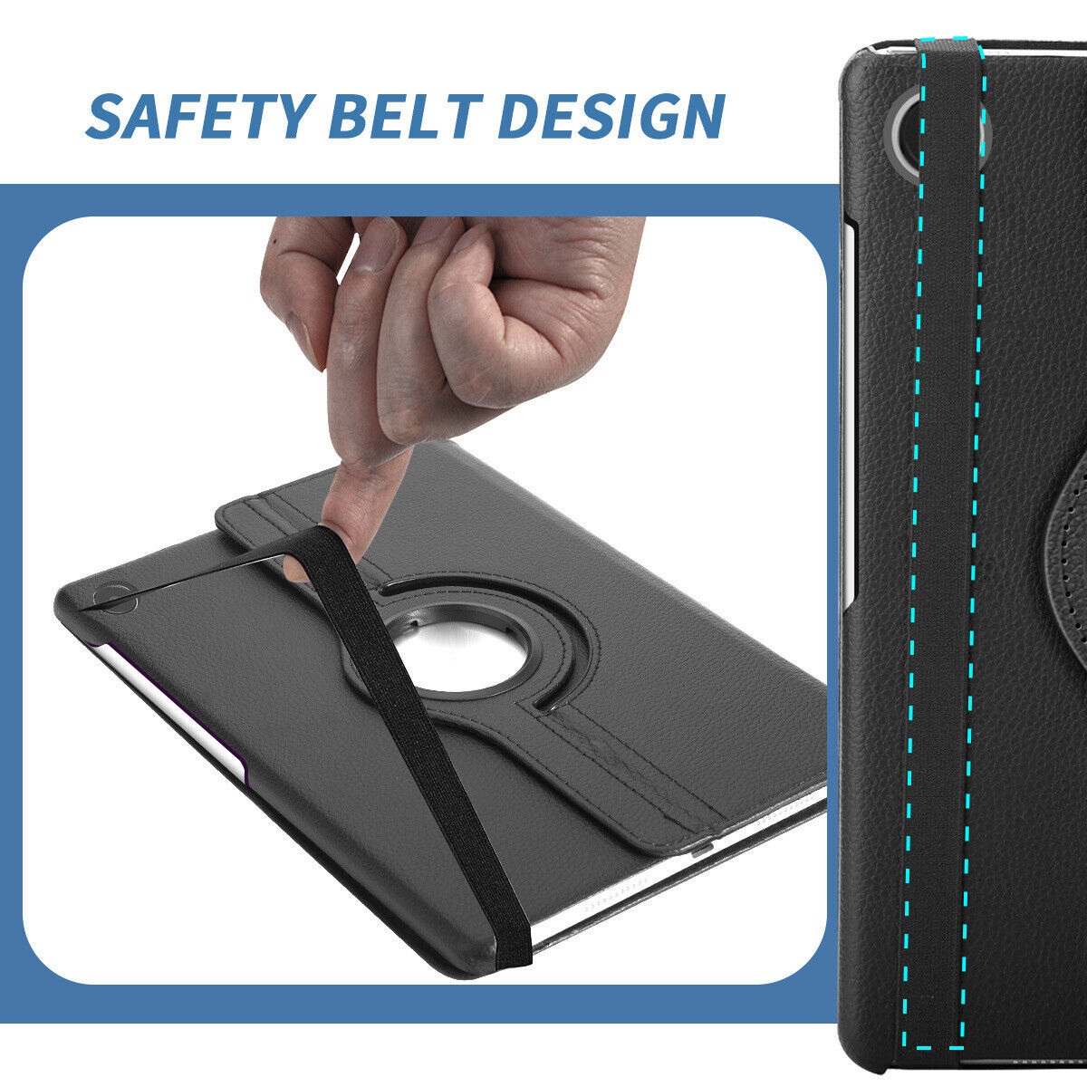 Case bao da chống sốc xoay 360 độ cho Galaxy Tab A8 10.5 inch 2022 hiệu HOTCASE Trang bị tính năng smart sleep, thiết kế siêu mỏng, gập nhiều tư thế, tản nhiệt tốt - hàng nhập khẩu