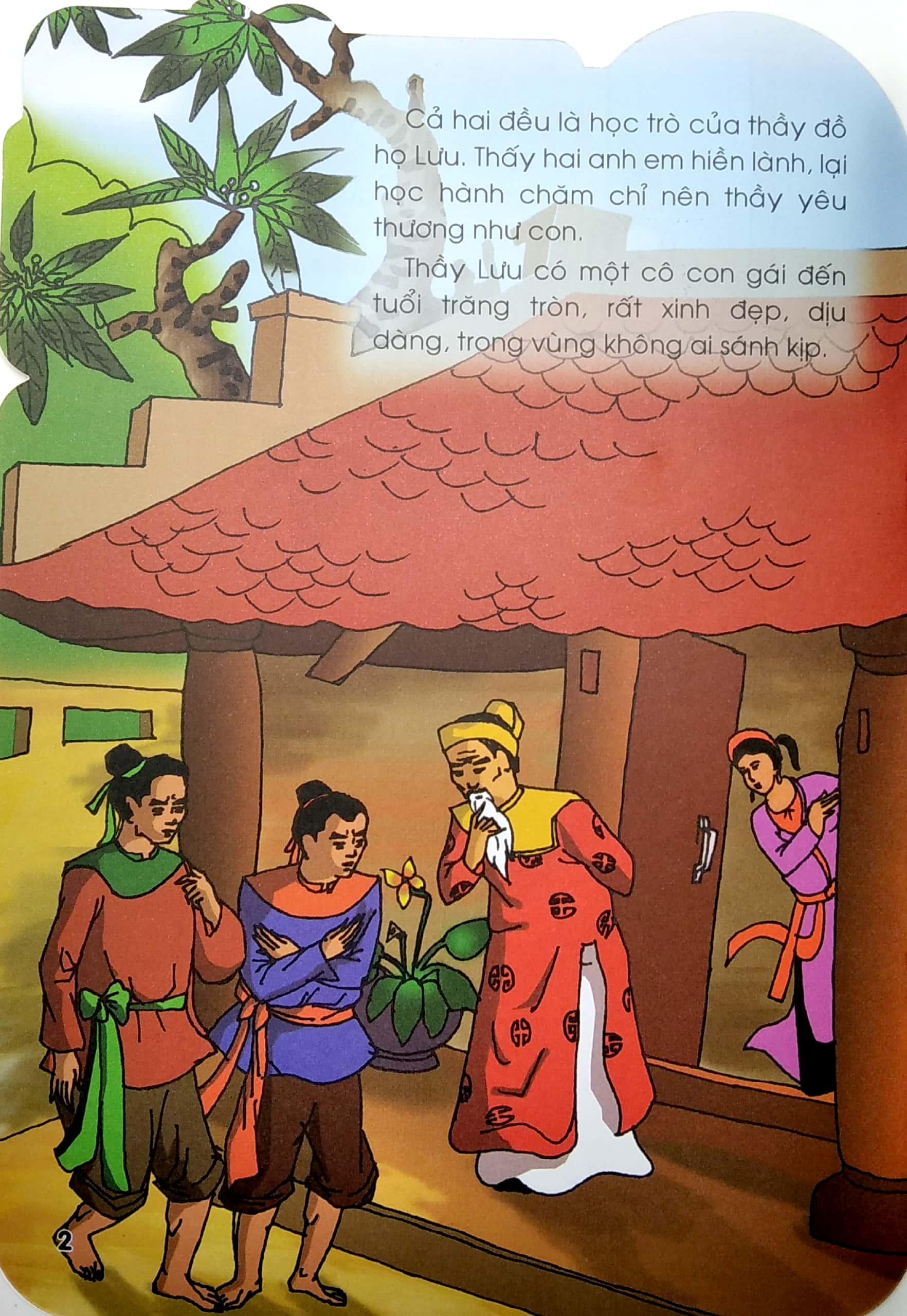 Truyện Cổ Tích Việt Nam Dành Cho Thiếu Nhi - Sự Tích Trầu Cau (Tái Bản 2022)