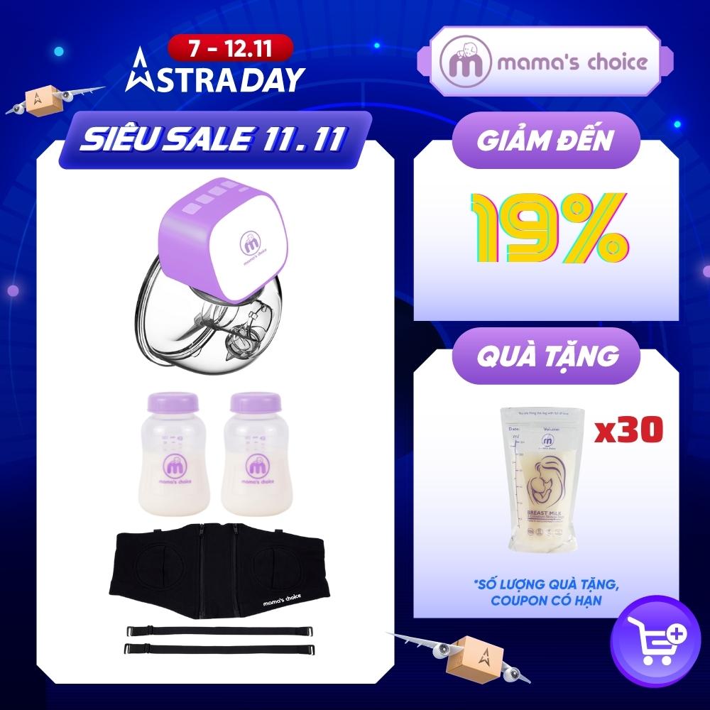 Hút Sữa Tại Nhà Mama’s Choice, Combo Rảnh Tay Tiện Lợi Mẹ Thảnh Thơi, Hút Sữa Dễ Dàng Mọi Lúc Mọi Nơi