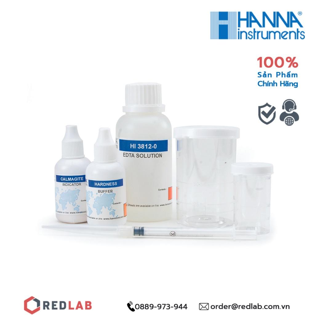 Bộ kiểm tra độ cứng tổng của nước Hanna HI3812 và chất thử độ cứng tổng Hanna HI3812-100