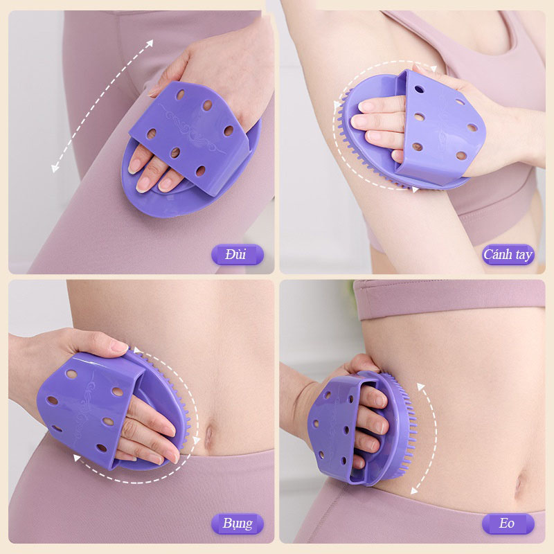 Bàn Chải Massage Lưng Vai Gáy Body Tẩy Tế Bào Chết