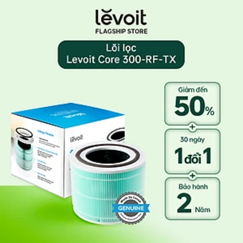 Lõi Lọc Hấp Thụ Độc Tố Cho Máy Lọc Không Khí Levoit Core 300 RF-TX | Bộ Lọc HEPA 3 Lớp | Hàng Chính Hãng