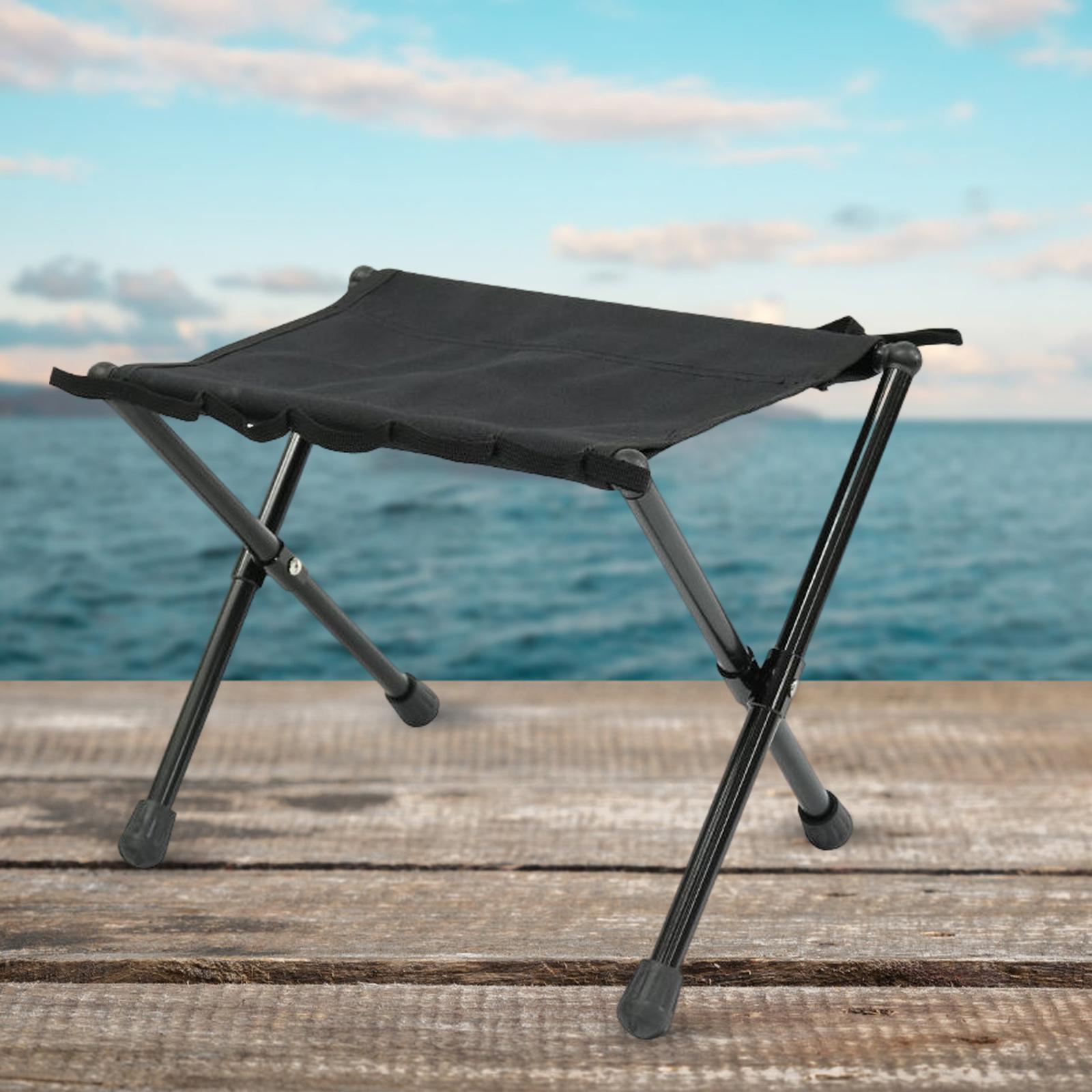 Portable Camping Chair Lightweight Wear Resistant Fishing Seat Camping Stool for Lawn Garden