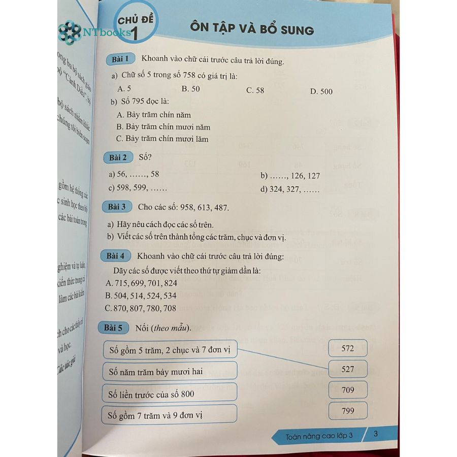 Sách Toán Nâng Cao Lớp 3