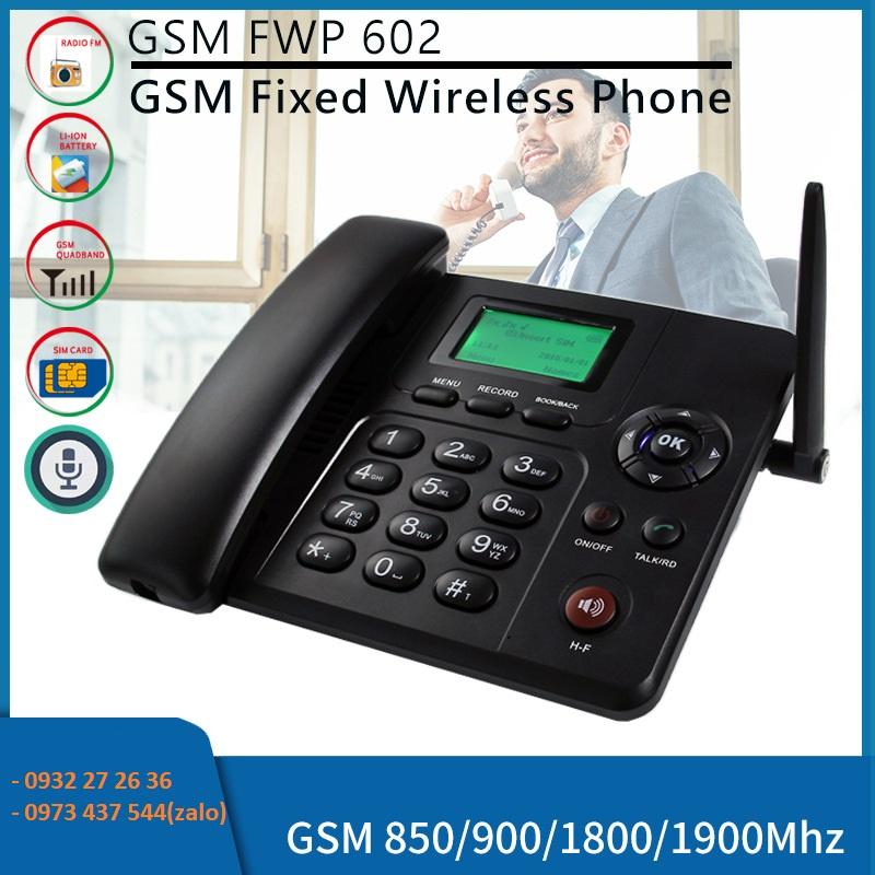 Điện Thoại Bàn Không Dây Lắp Các Loại Sim Di Động Cố Địnḥ