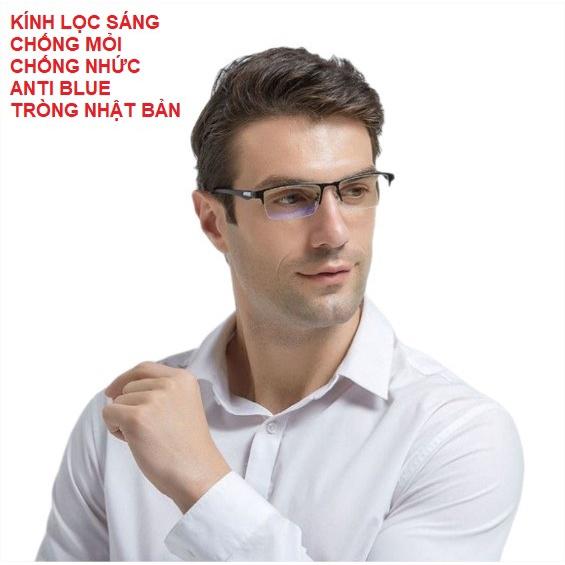 Kính lọc ánh sáng xanh nam/nữ cao cấp, bảo vệ mắt điện thoại và máy tính, kính chống tia UV400 KT17UNIQUI