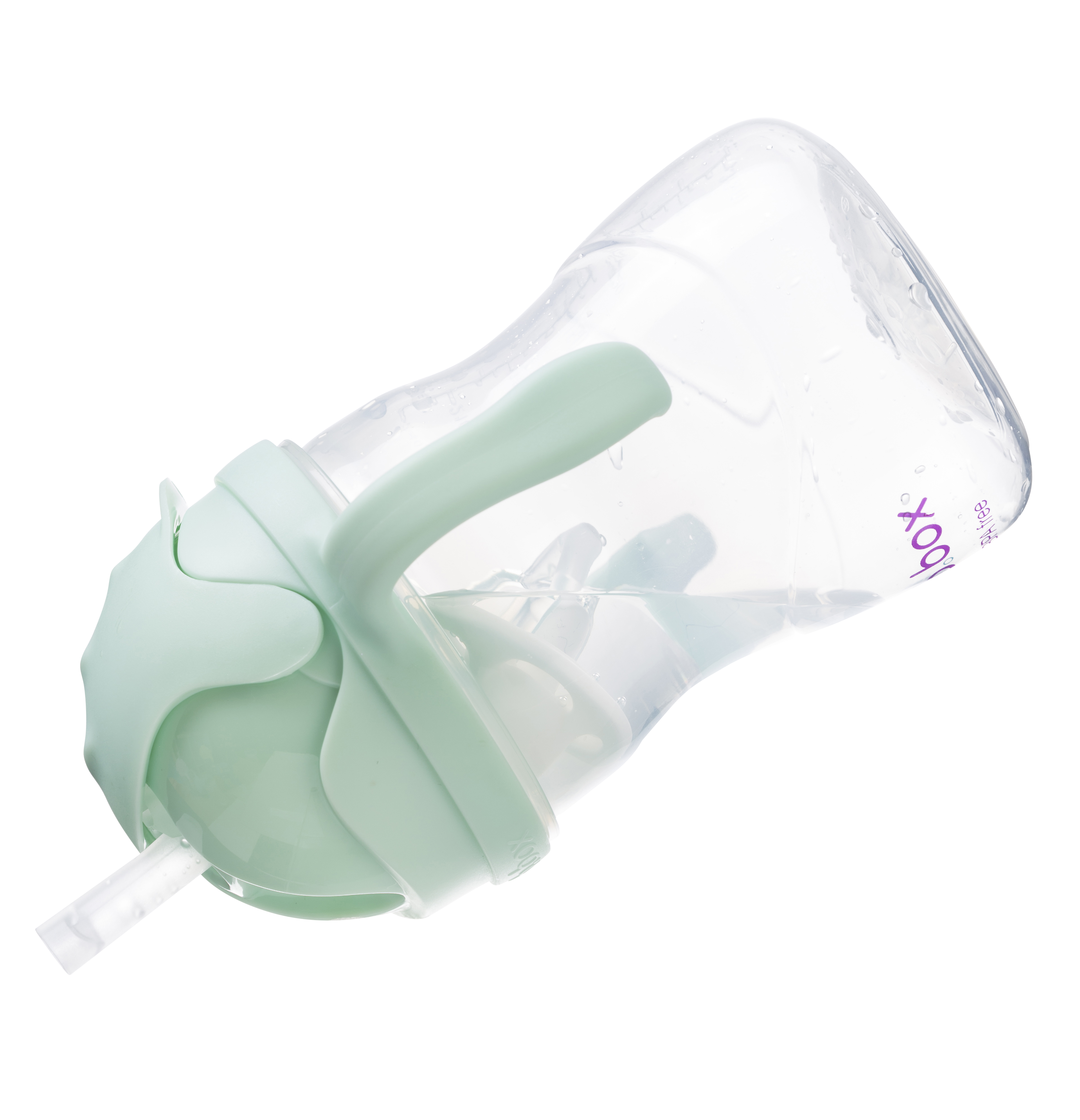B.box Disney Bình nước 360 độ cho bé tập uống nước 240ml - Xanh Lá Pastel