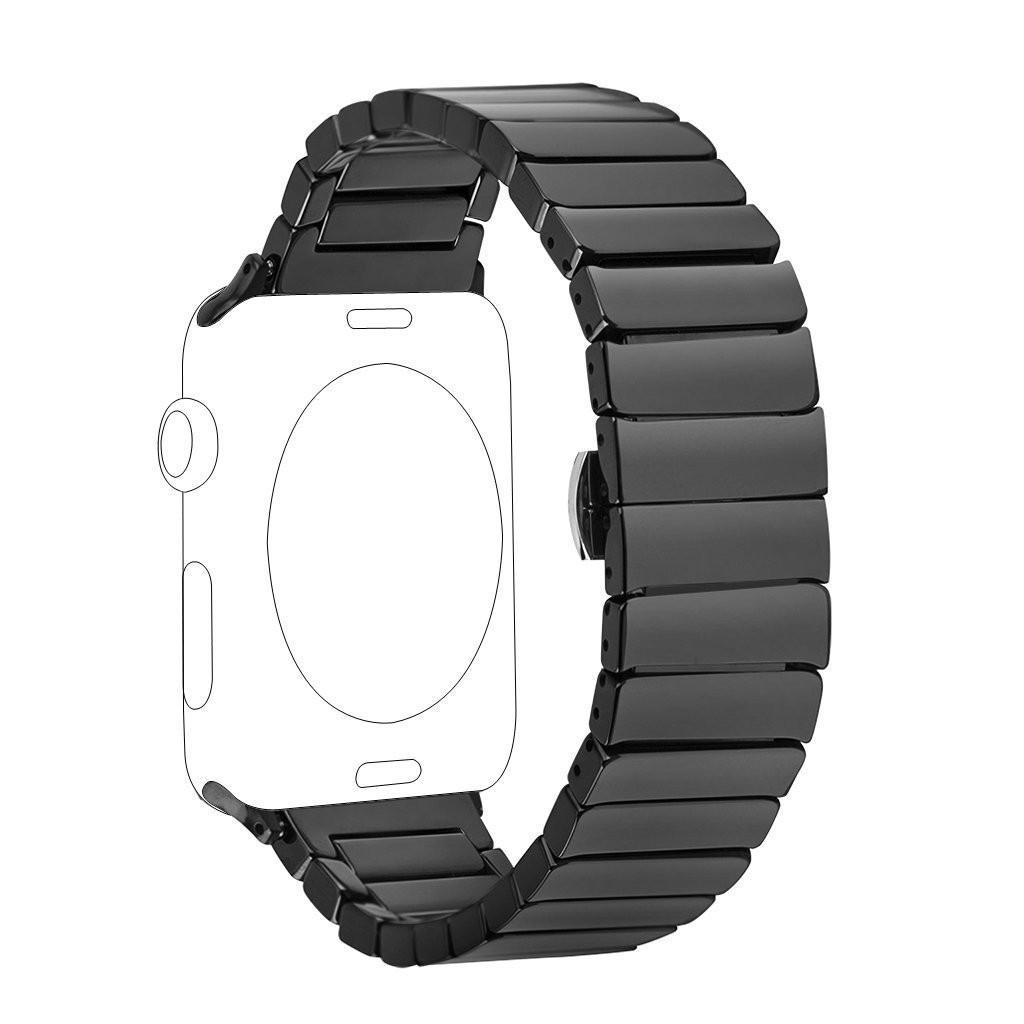 Ceramic Watch Wristband Strap Belt For Apple iWatch Series 1 2 3 38mm Black