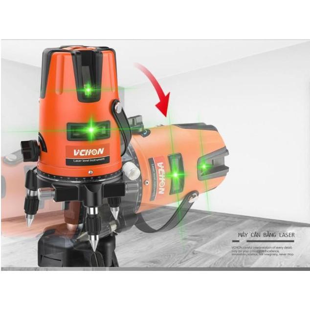 Máy cân bằng 2 tia laser xanh chuẩn xác Vchon