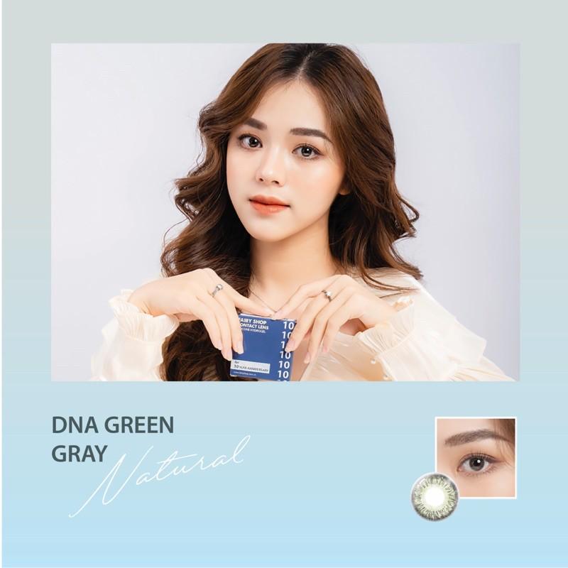 DNA TAYLOR GREEN GRAY Natural 14.0mm - Kính Áp Tròng FAIRY SHOP CONTACT LENS Độ 0 đến 6