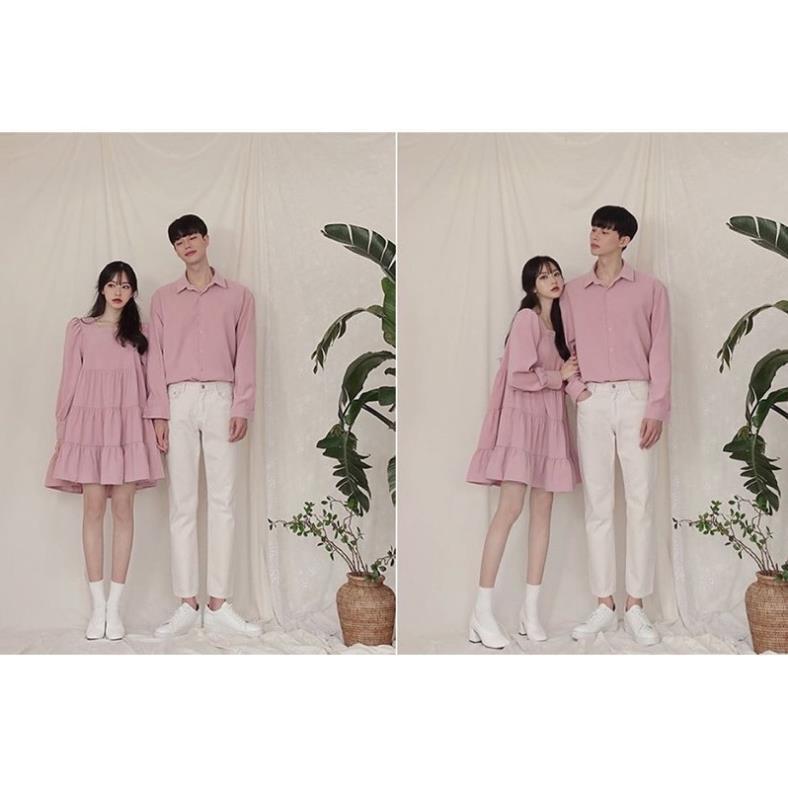 Váy đôi babydoll form rộng đáng yêu