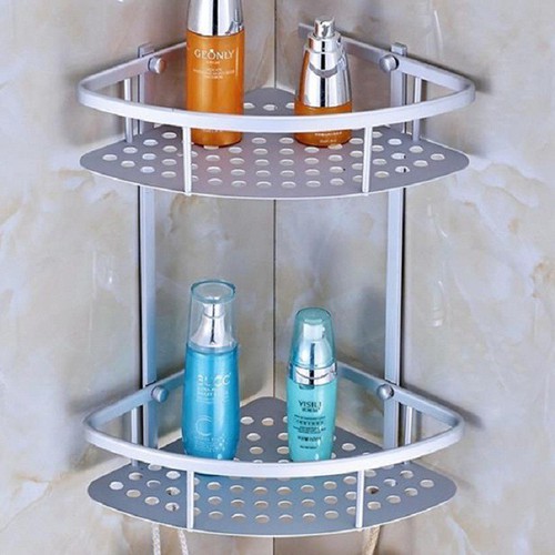 Kệ Góc 2 Tầng Nhà Tắm Hợp Kim Nhôm Cao Cấp - Hàng Loại 1 - Chính Hãng