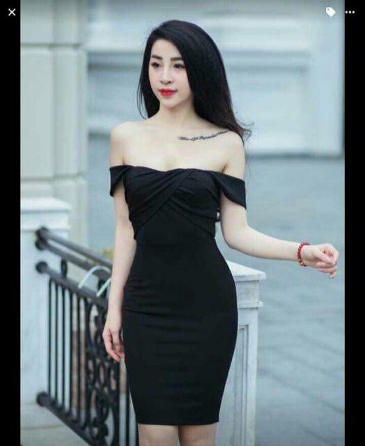 Đầm body 2 kiểu đắp ngực