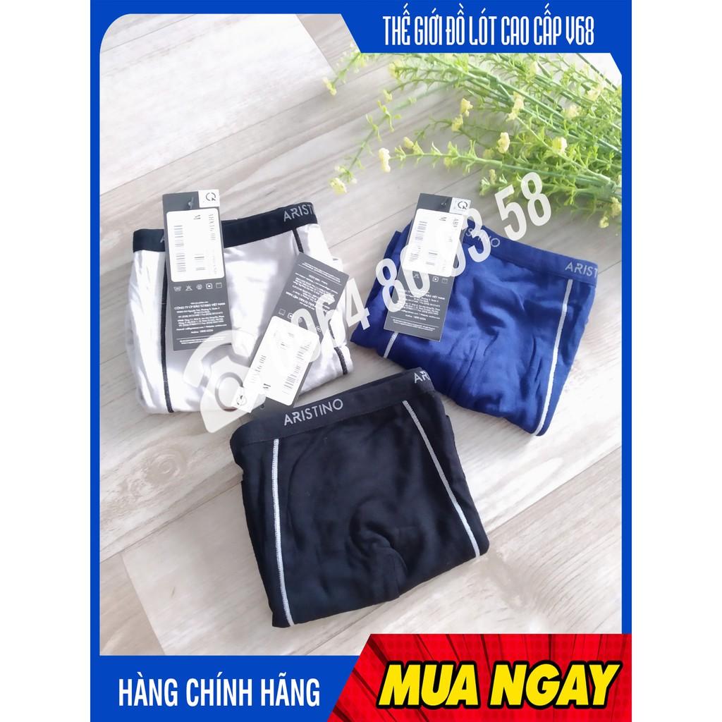 Set 3 chiếc quần sịp đùi nam Boxer Aristino ABX16-08 mềm mịn, kháng khuẩn - Giao màu ngẫu nhiên