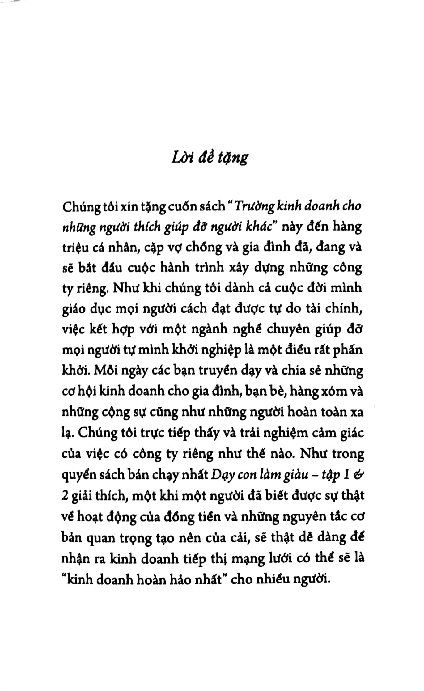 Dạy Con Làm Giàu 11 - Trường Dạy Kinh Doanh Cho Những Người Thích Giúp Đỡ Người Khác (2022)