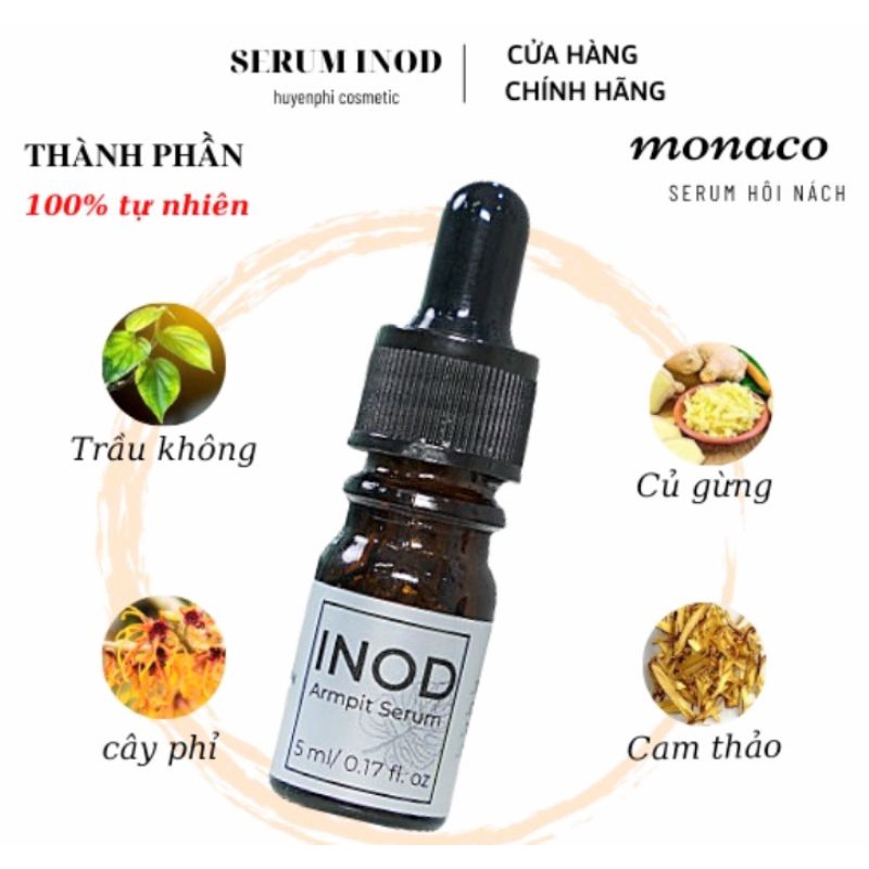 Khử mùi hôi nách và hôi chân Serum INOD Huyền phi loại đặc biệt cho hiệu quả tuyệt đối chỉ sau 1 lọ